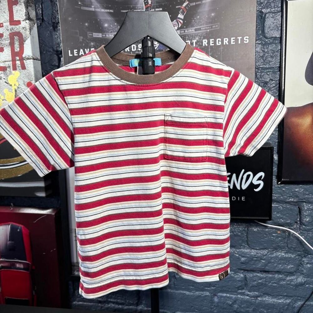 Vintage 2004 Gymboree Kids 4/5T Striped Pocket T-Shirt
